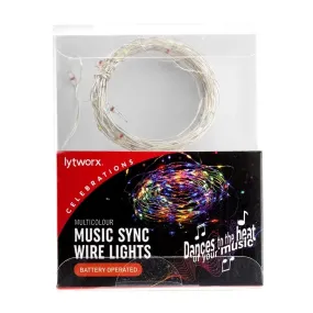 Lytworx Multicolour Music Sync Micro LED Wire Lights