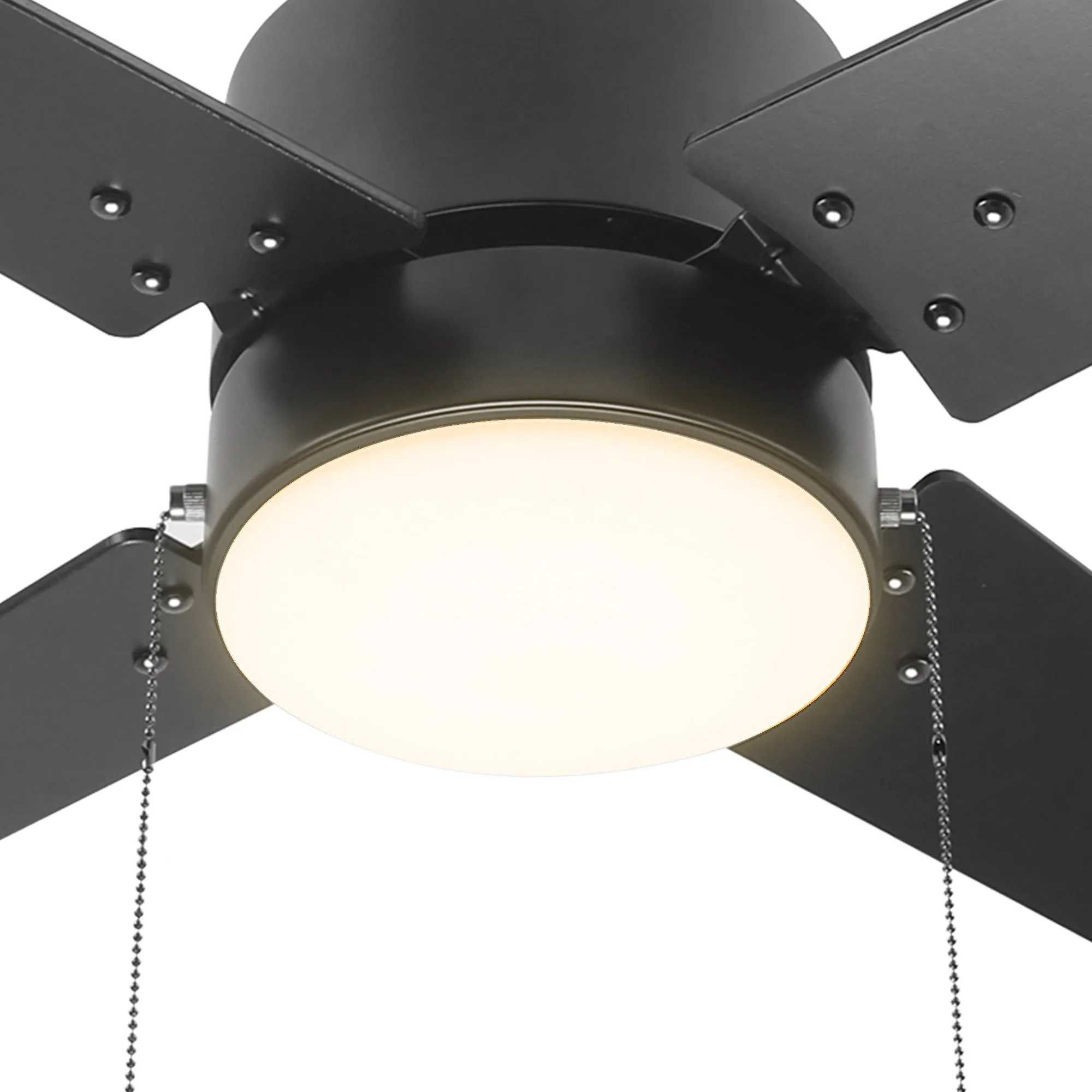 Mabel 52 inch Pull Chain Ceiling Fan with LED Light