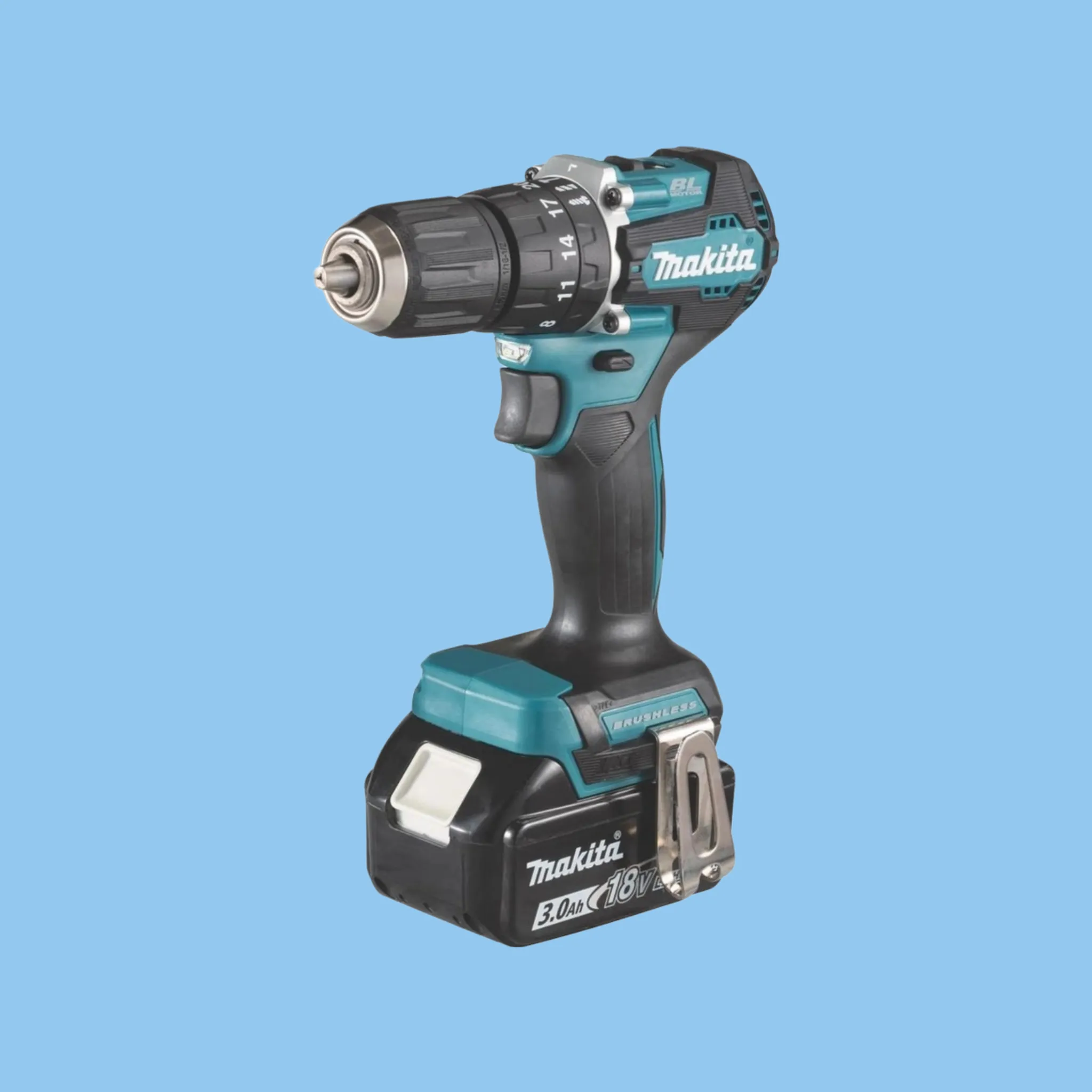 Makita Brushless Cordless Hammer Drill DHP487RFJ-ACE