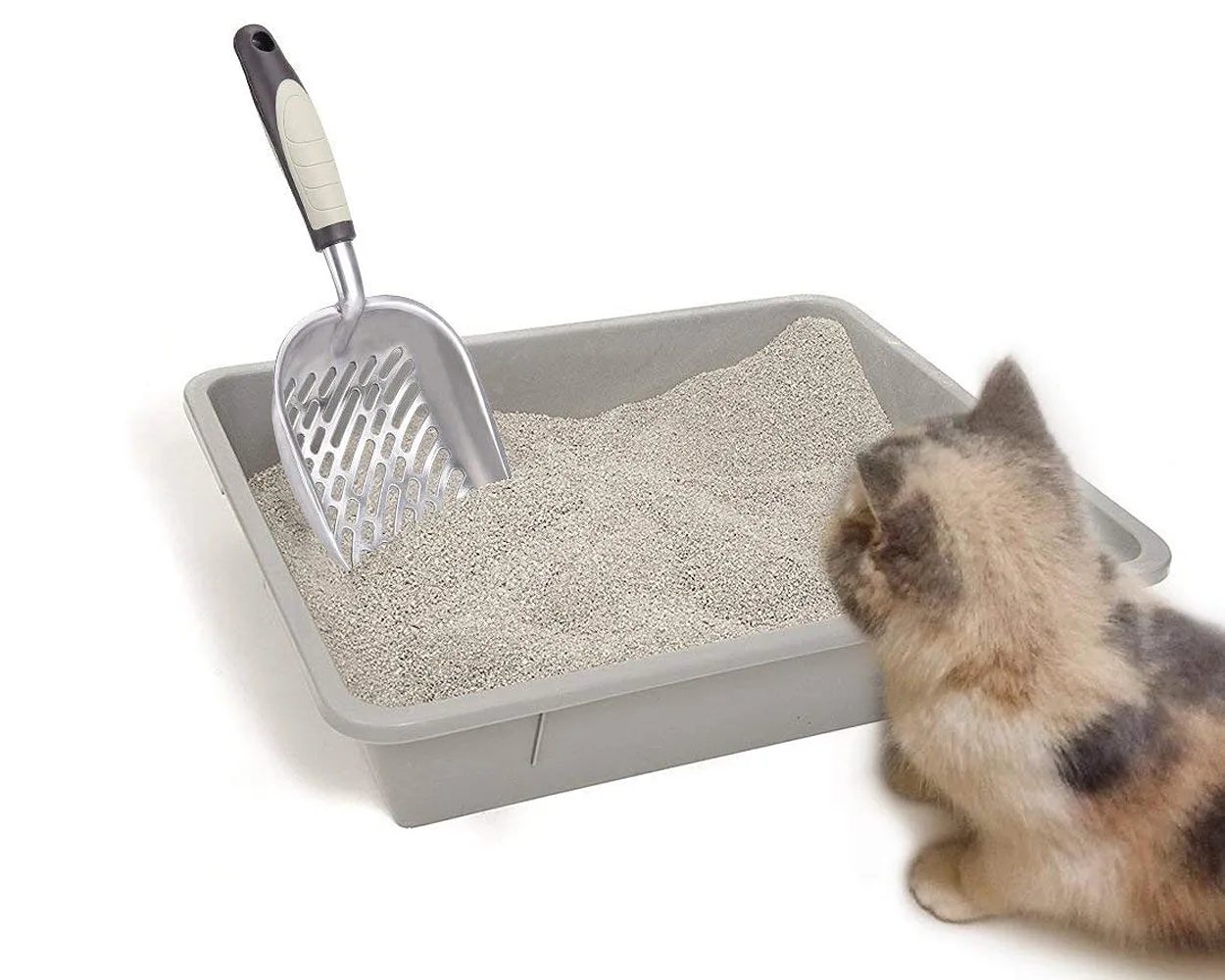 Metal Cat Litter Scoop for Clumping Cat Litter