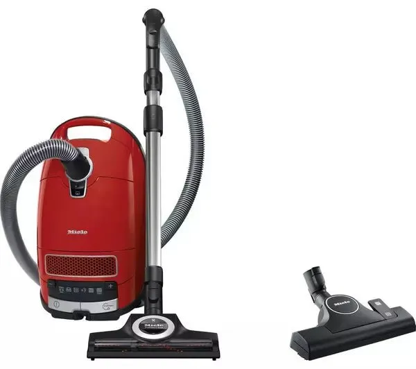 Miele C3 FLEX Cat & Dog Bagged Cylinder Vacuum Cleaner, Red