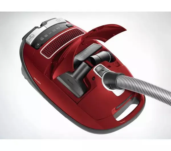 Miele C3 FLEX Cat & Dog Bagged Cylinder Vacuum Cleaner, Red