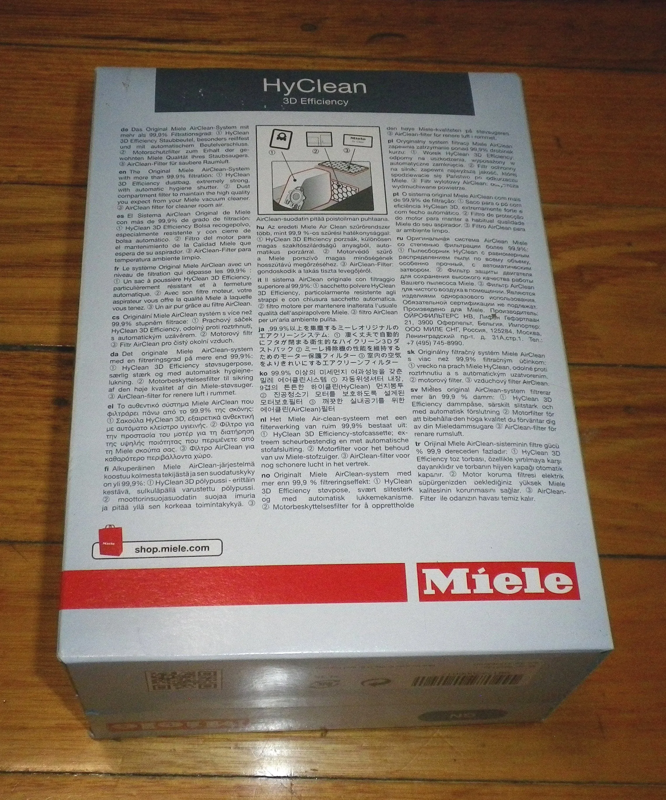 Miele Genuine HyClean High Filtration Synthetic Vacuum Cleaner Bags - Part # GN