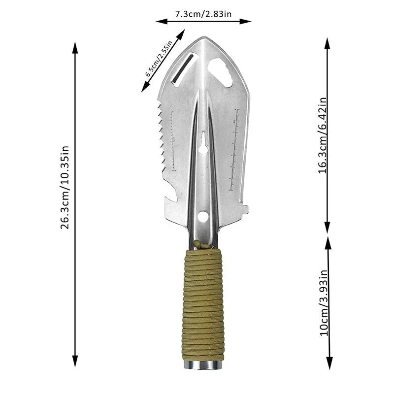 MightyDigger® | All-In-One Tactical Durable Stainless Steel Garden Shovel