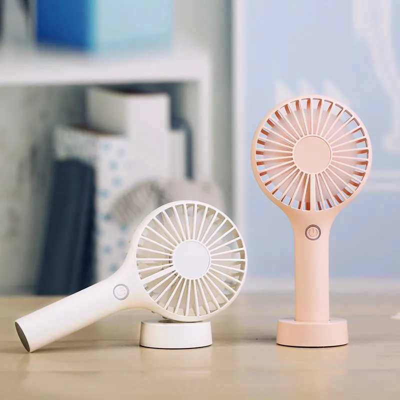 Mini Fan Halter USB Desktop Rechargeable Portable Handheld Electric New Exotic Creative Fan Fan