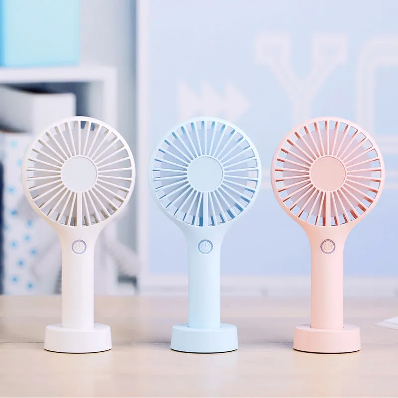 Mini Fan Halter USB Desktop Rechargeable Portable Handheld Electric New Exotic Creative Fan Fan