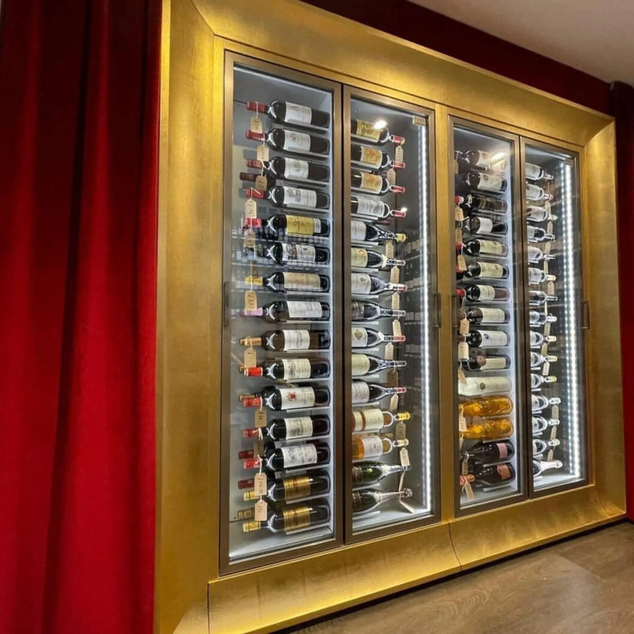 Mod 10 - Built in / Freestanding Wine Wall MD-14 - For Home Use