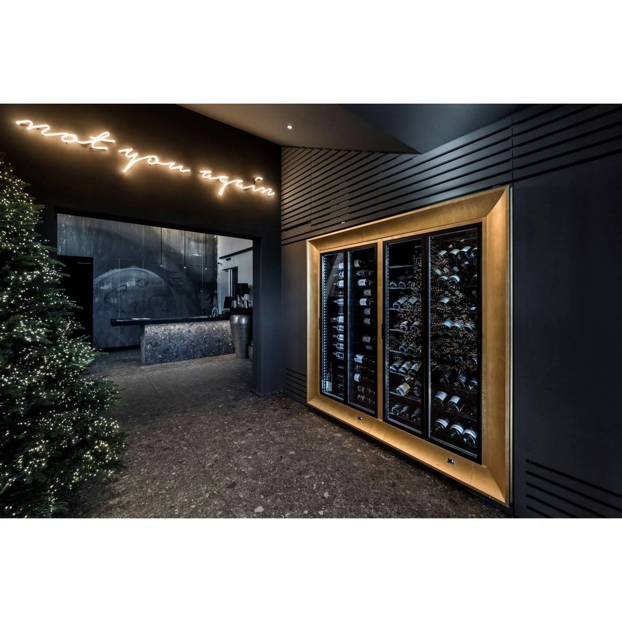 Mod 10 - Built in / Freestanding Wine Wall MD-14 - For Home Use