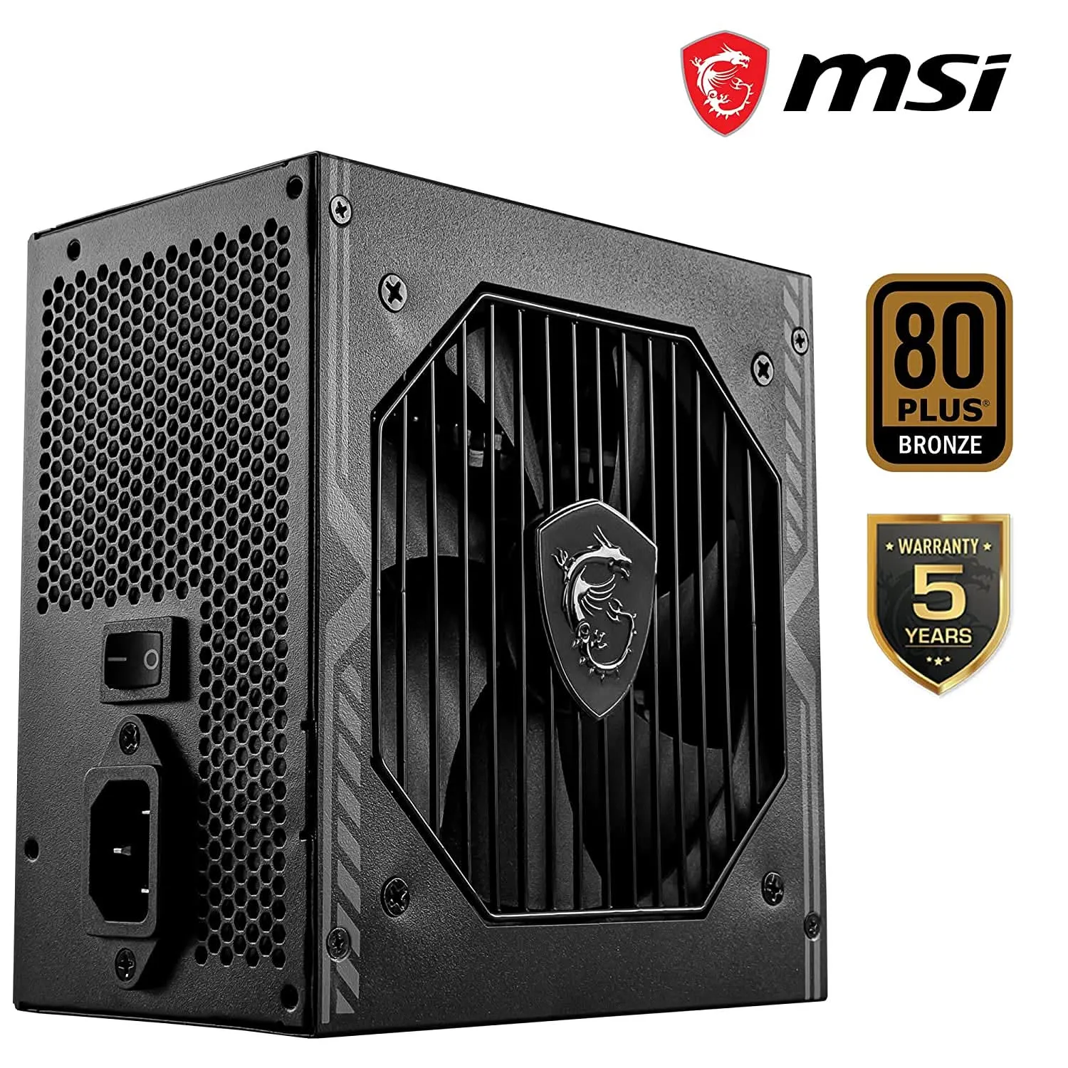 MSI 650W MAG A650BN 80 PLUS BRONZE NON MODULAR SMPS