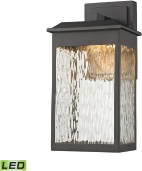 Newcastle Led Outdoor Wall Sconce In Matte Black