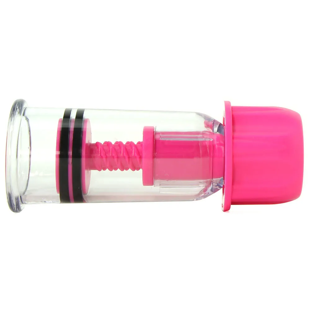 nipple play Vacuum Twist Suckers in Pink