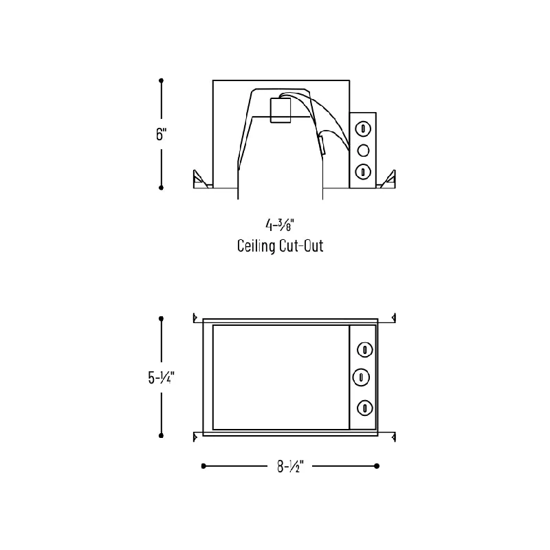 Nora NSIC-401QAT 4" Air-Tight Quick Connect IC Housing