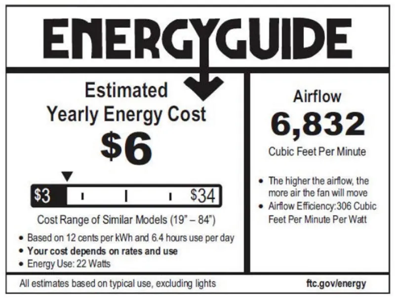 Oxygen 3-121 Mecca 72" Ceiling Fan