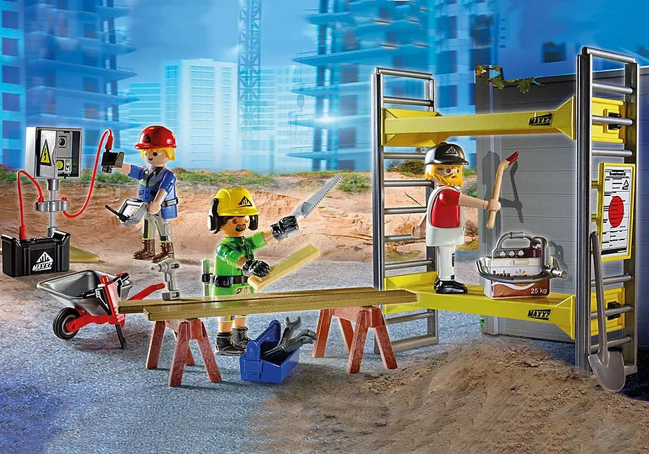 Playmobil City Action Scaffolding with Workers