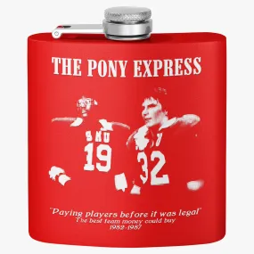 Pony Express Stainless Steel Flask