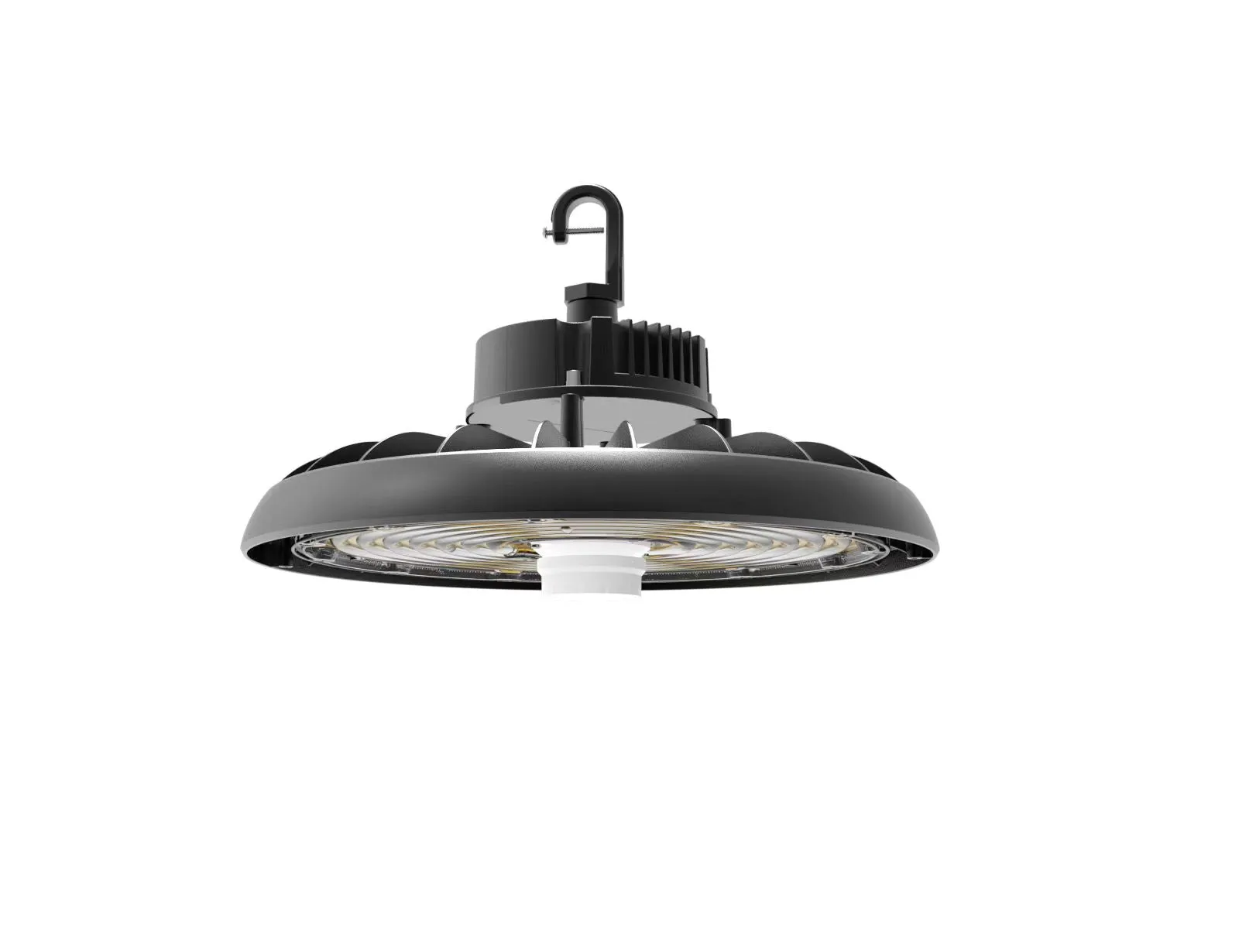 PRO-SELECT 22,500 LUMEN UFO High Bay 150lm/w  150w/120w/100w Selectable 3500K/4000K/5000K Tunable W/Pre-Installed 12V 3-PIN HAISEN Sensor Socket w/6ft Whip Cord