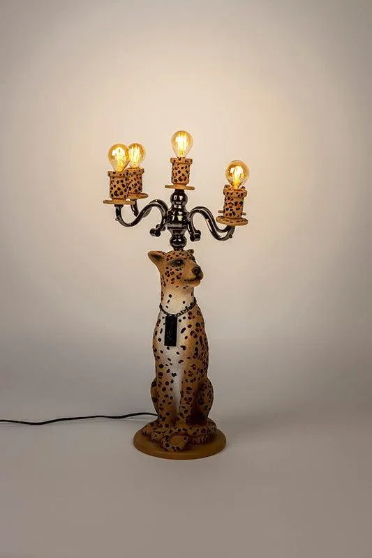 Proudly Crowned Panther Floor Lamp