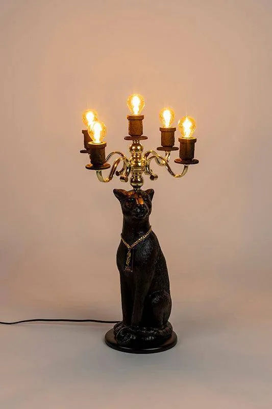 Proudly Crowned Panther Floor Lamp