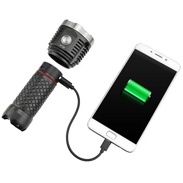 PT26 3850 Lumens USB Rechargeable Flashlight