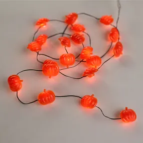 Pumpkin Battery String Lights