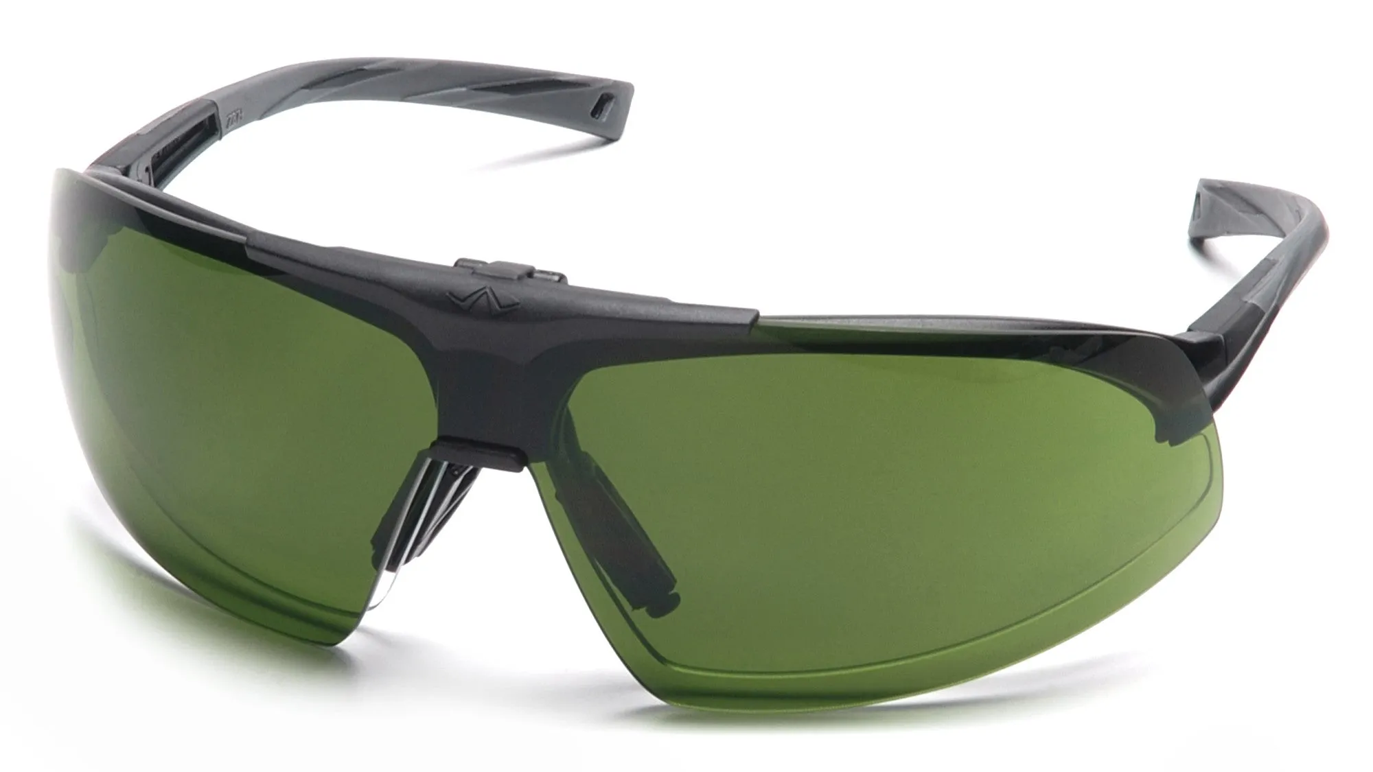 Pyramex SB4960STP Onix Plus™ Black Safety Glasses W/ Clear Anti-Fog Bottom Lens/ 3.0 IR Filter Flip Lens Lens (12 each)