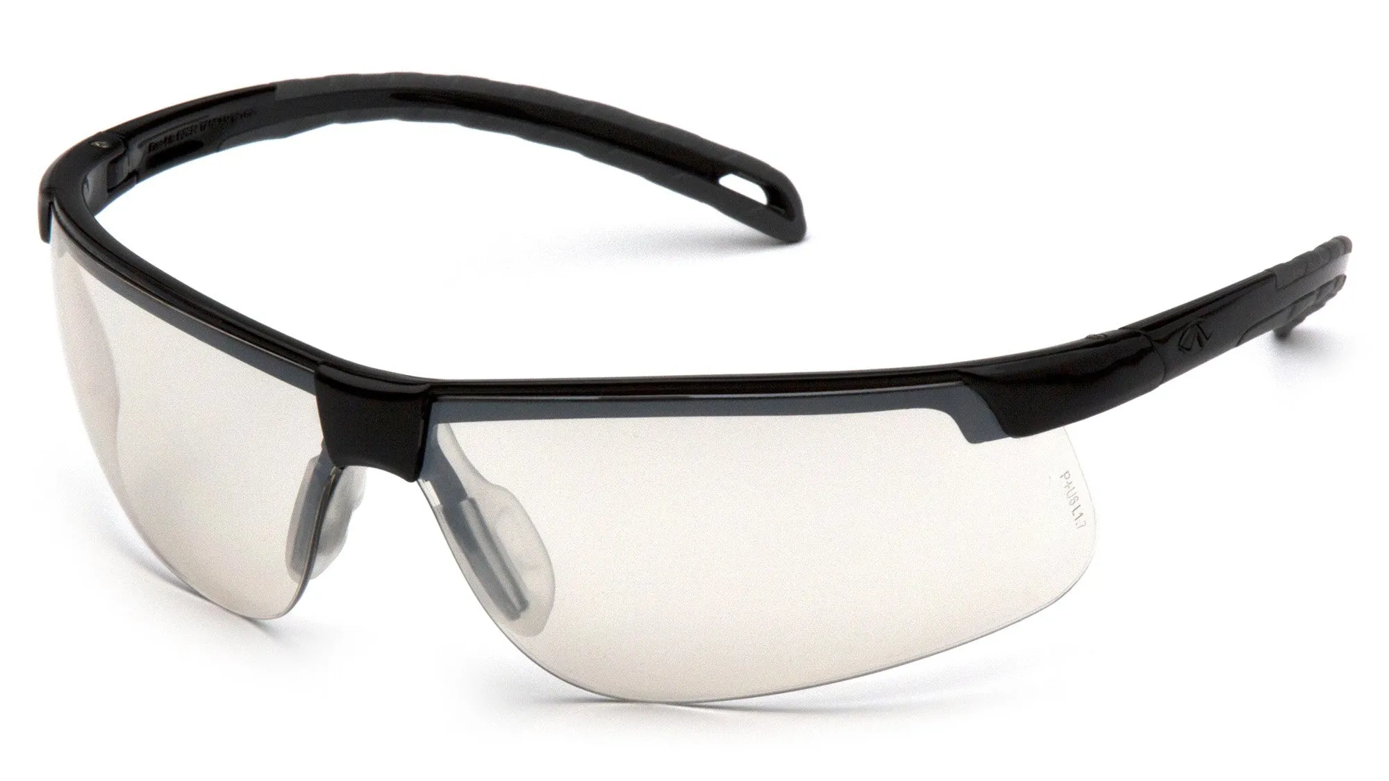 Pyramex SB8680D Ever-Lite Black Safety Glasses W/ Indoor/Outdoor Mirror Lens (12 each)