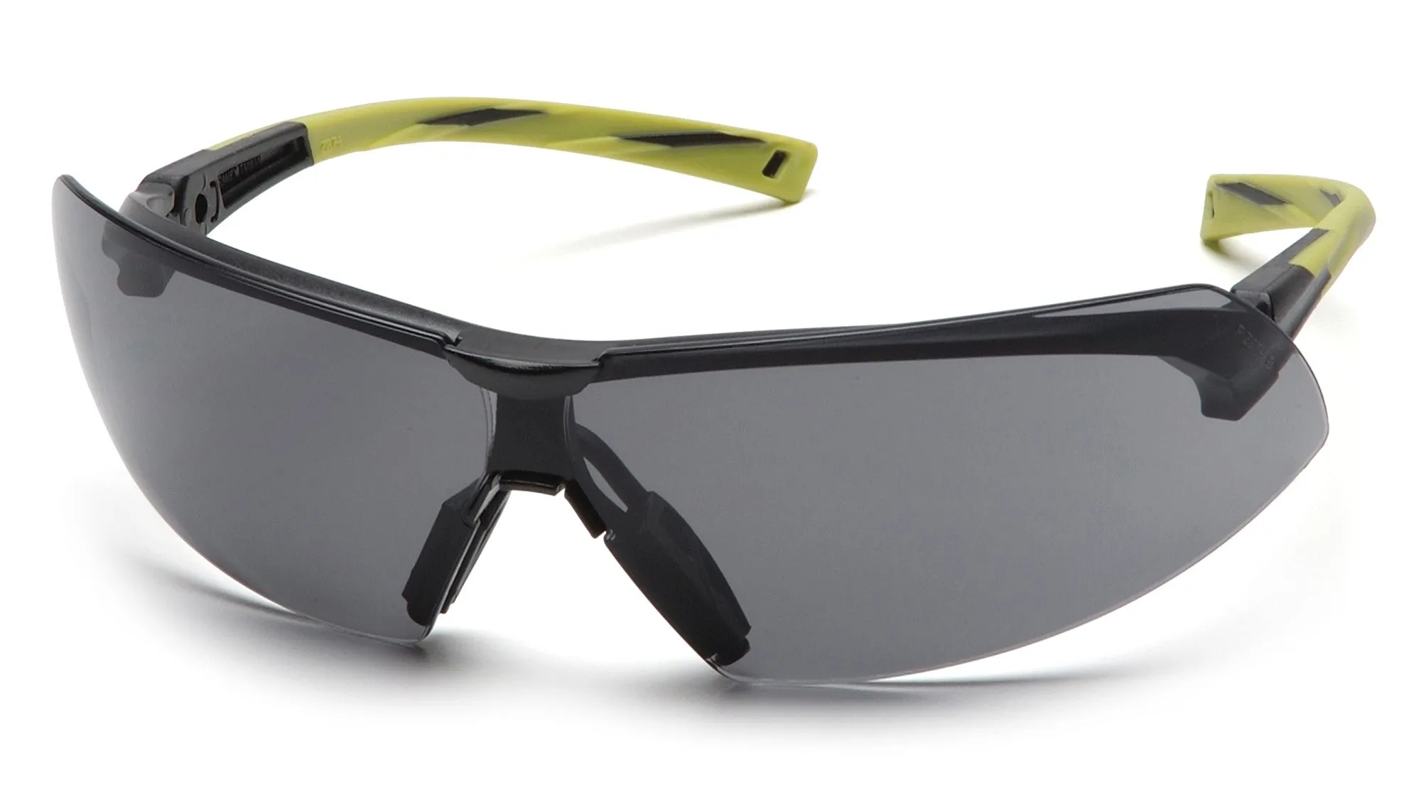 Pyramex SGR4920ST Onix™ Hi Vis Green Safety Glasses W/ Gray Anti-Fog Lens (12 each)