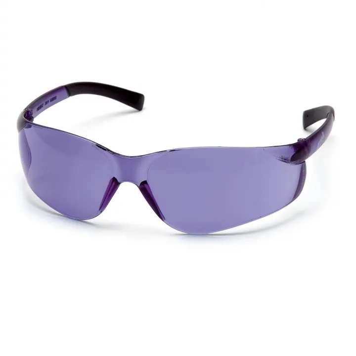 Pyramex Ztek Safety Glasses with Rubber Temples, ANSI Z87.1