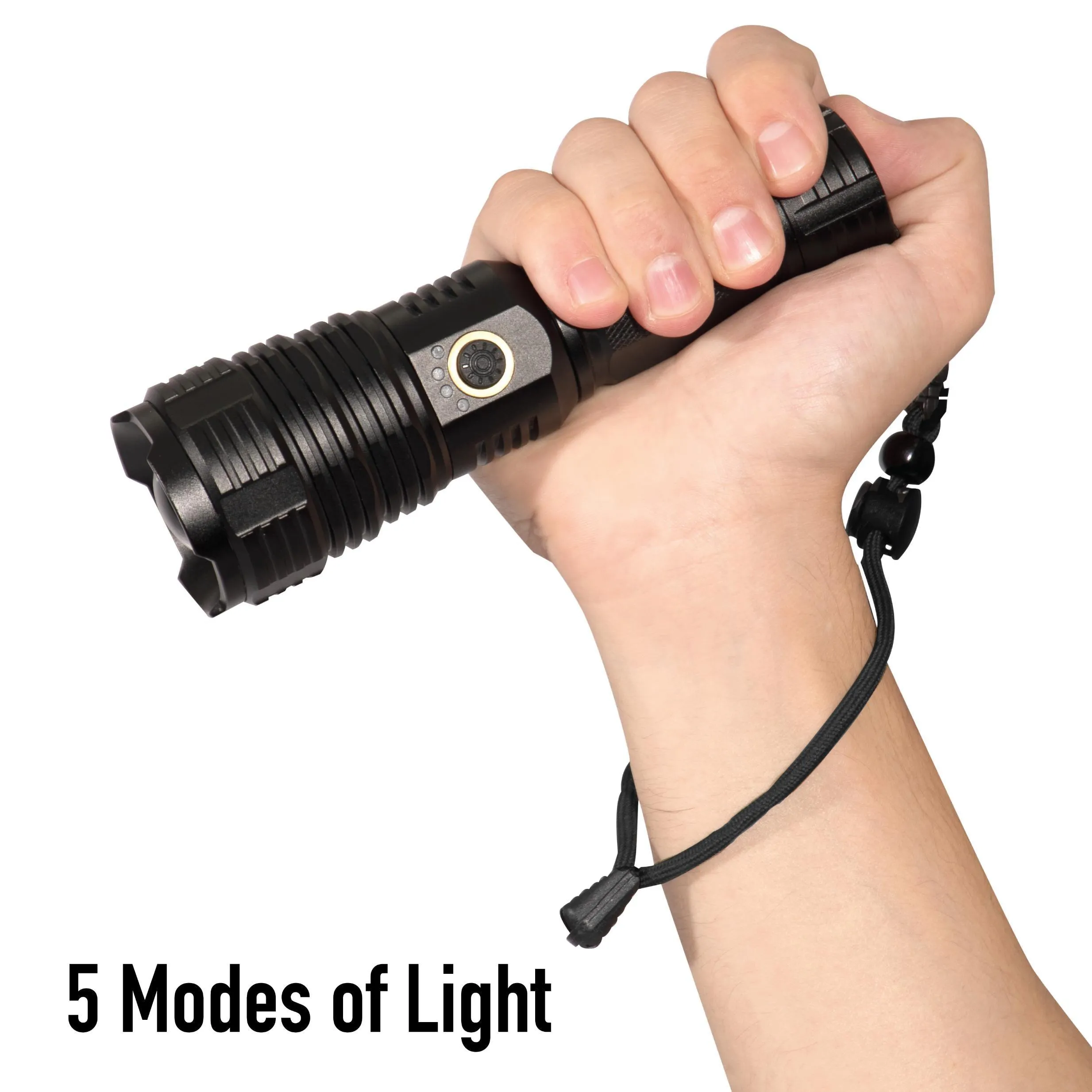 Rechargeable LED Tactical Task Light with Zoom - 1500 Lumens