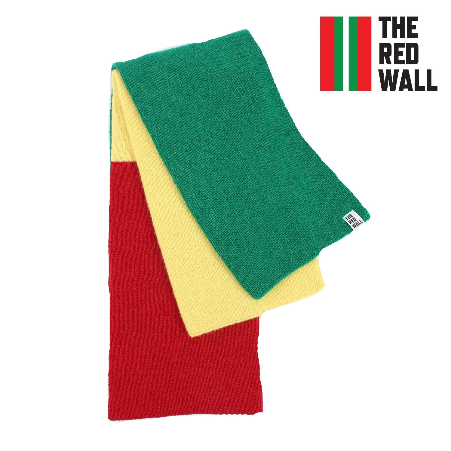 Red Wall Welsh Fan Wool Scarf