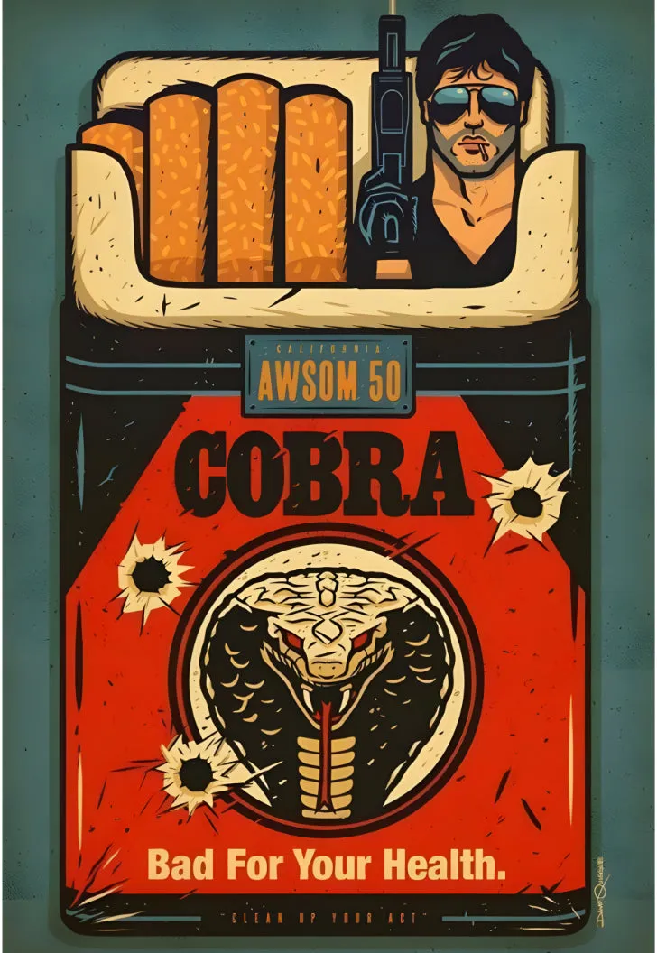 Retro Cobra Poster