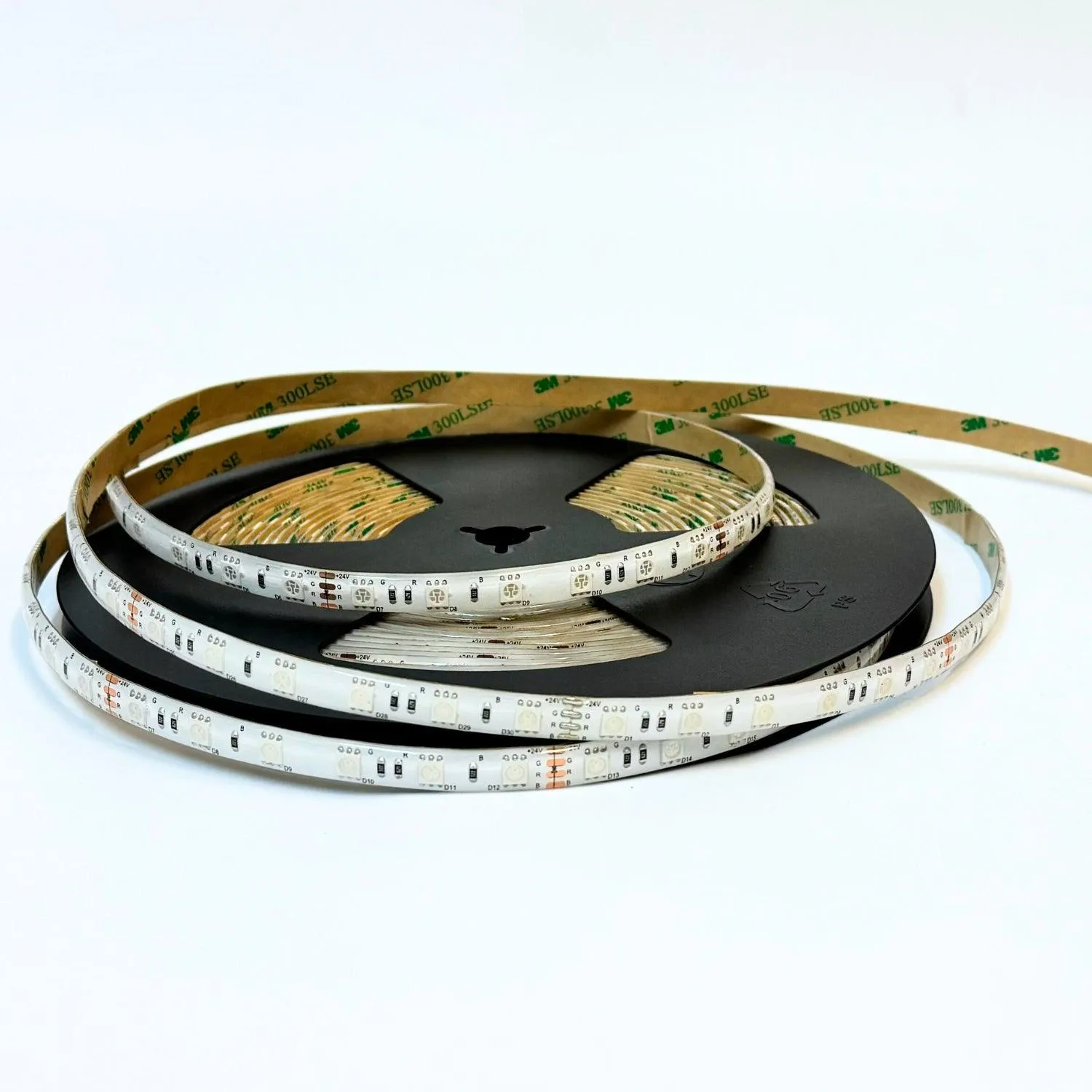 RGB LED Strip DC 24V 10m One Length 5050 IP20 Non-Waterproof 60LED/m