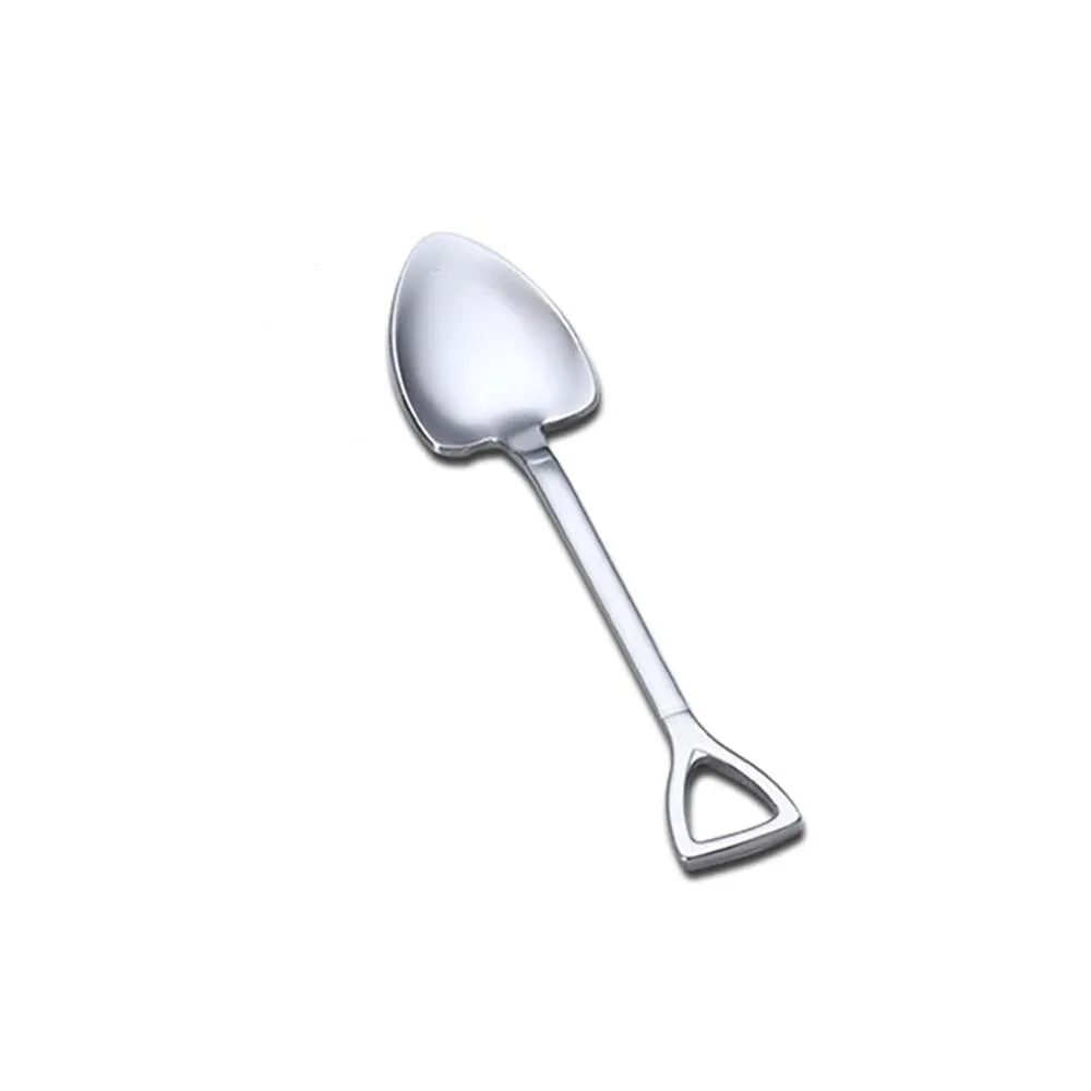 Shovel Wrench Shaped Dessert Forks Teaspoon Kitchen Teaspoon