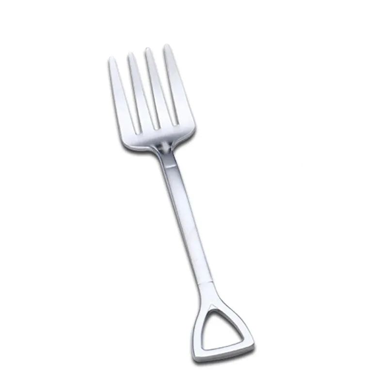 Shovel Wrench Shaped Dessert Forks Teaspoon Kitchen Teaspoon