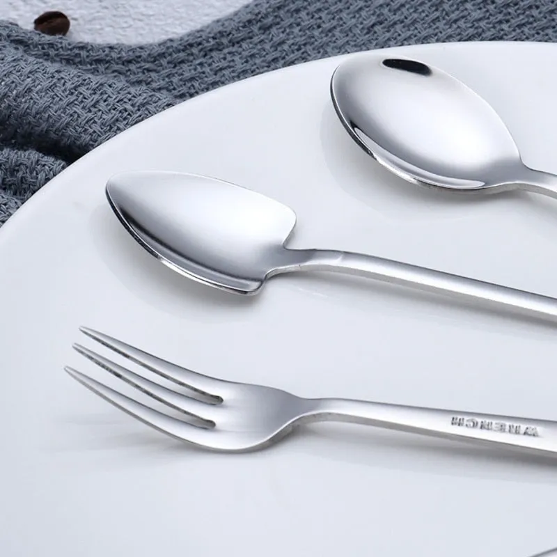 Shovel Wrench Shaped Dessert Forks Teaspoon Kitchen Teaspoon