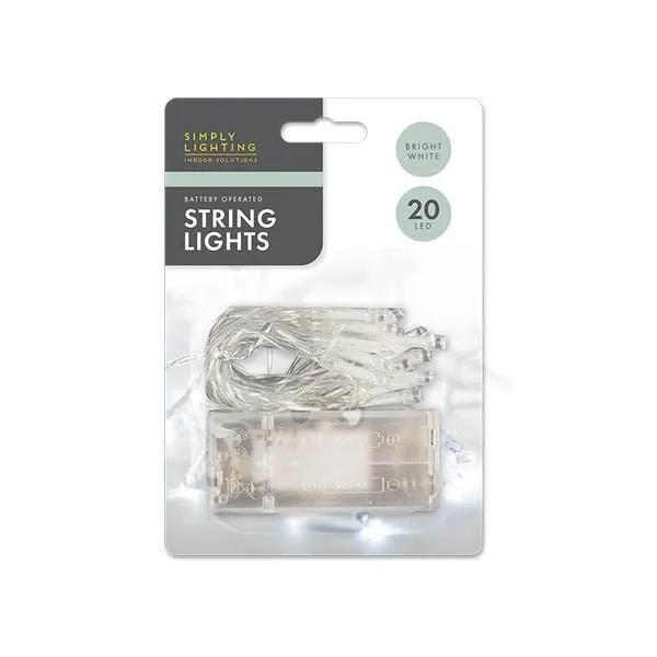 Simply Lighting B/o String Lights 20 Led