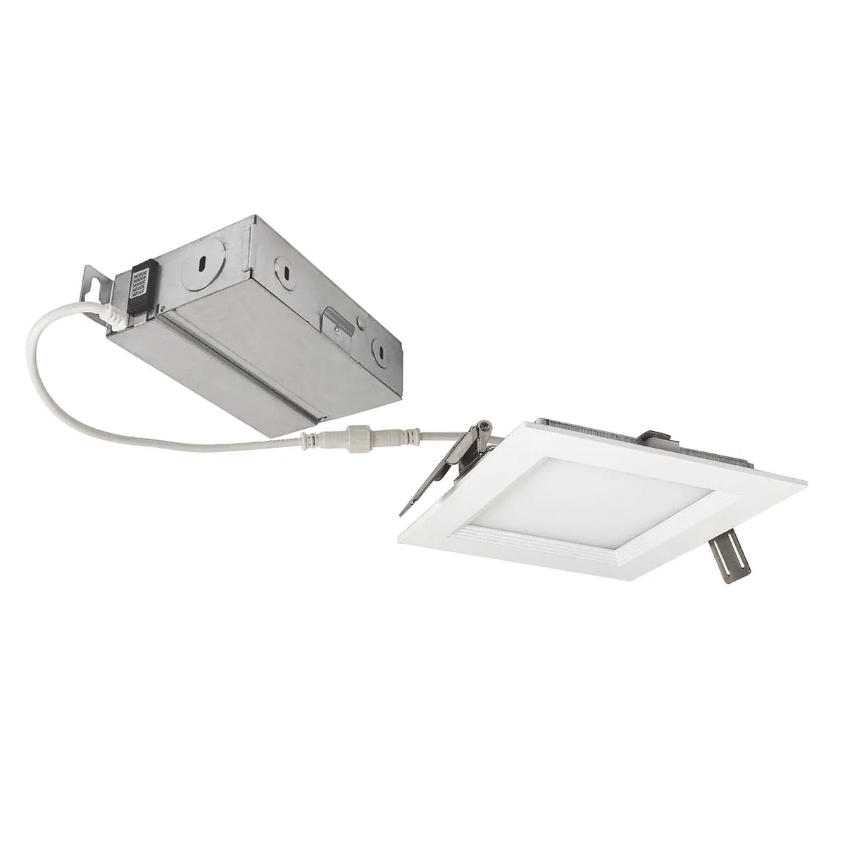 Square LED Downlight with Selectable CCT - E-Series FLIN by Nora