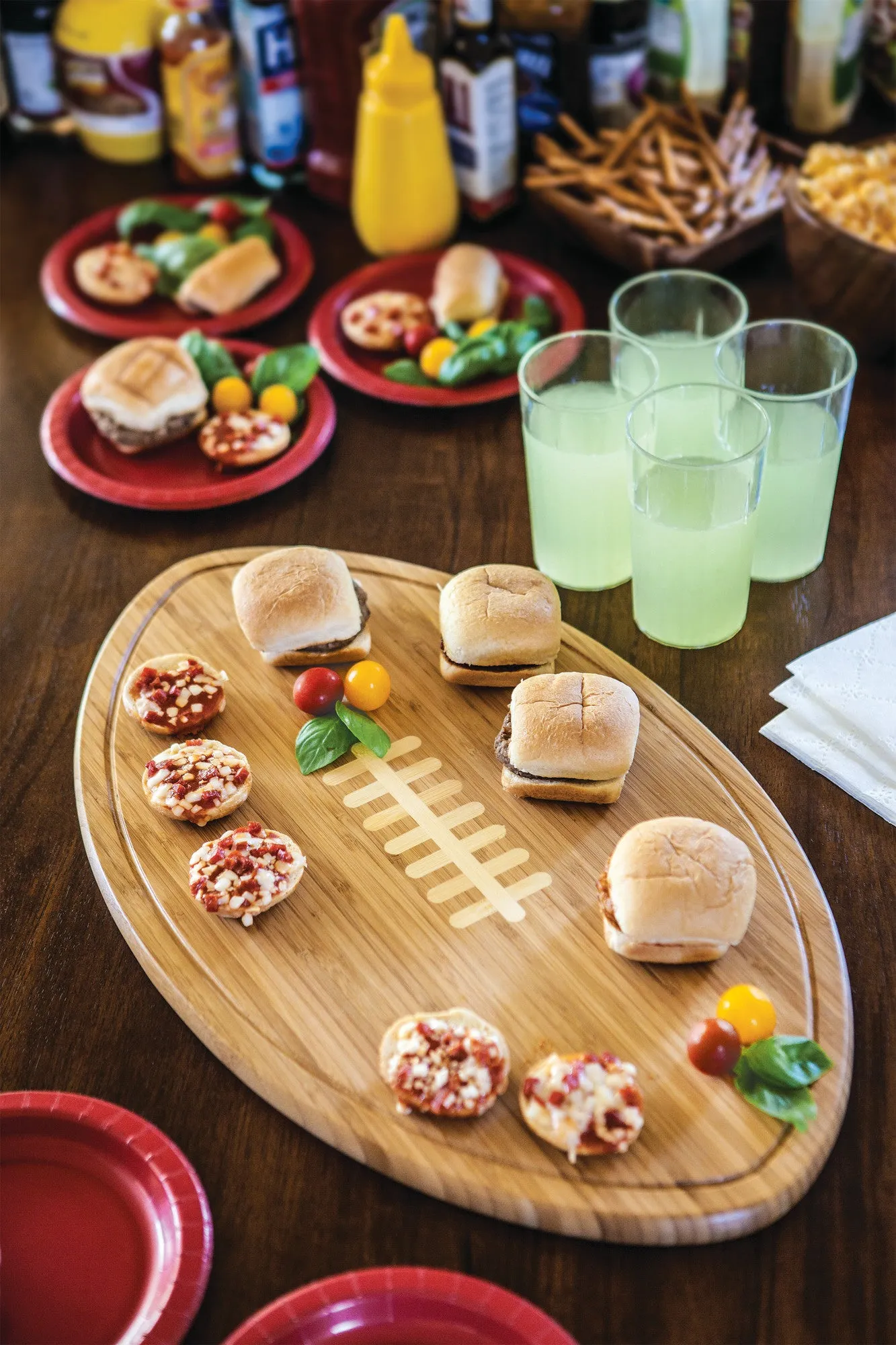 Stanford Cardinal - Kickoff Football Cutting Board & Serving Tray