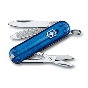 Swiss Army Classic SD Pocket Knife Transparent // Saphire