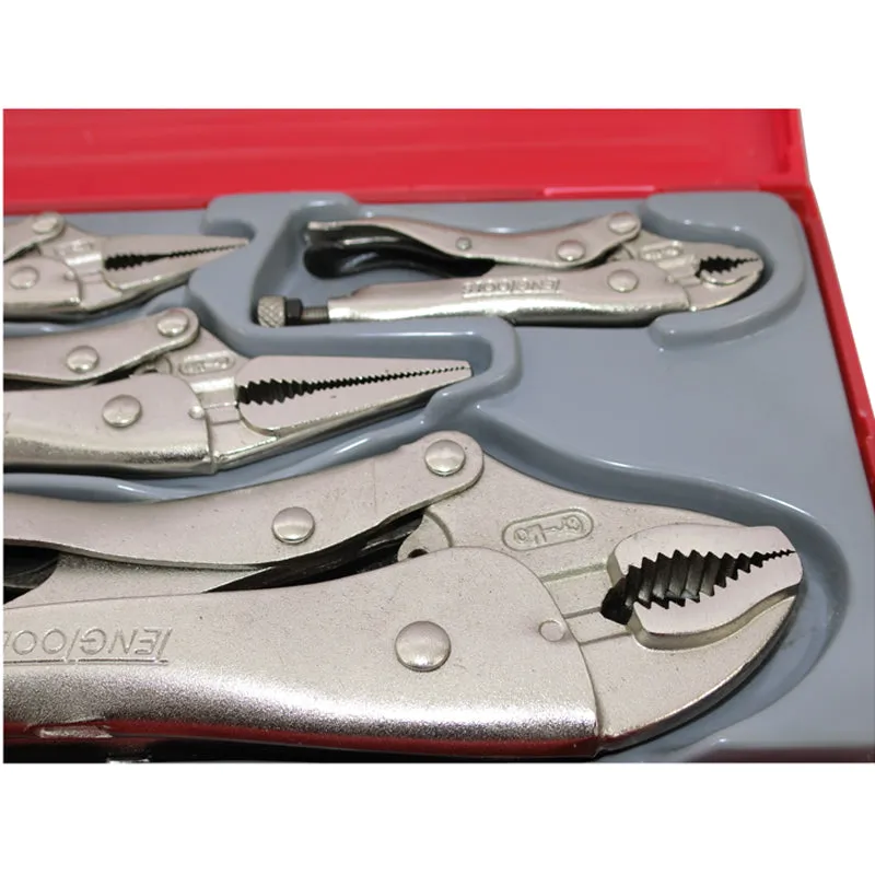 Teng Tools - 5 Piece Power Grip Self Locking Pliers Set TTVG05