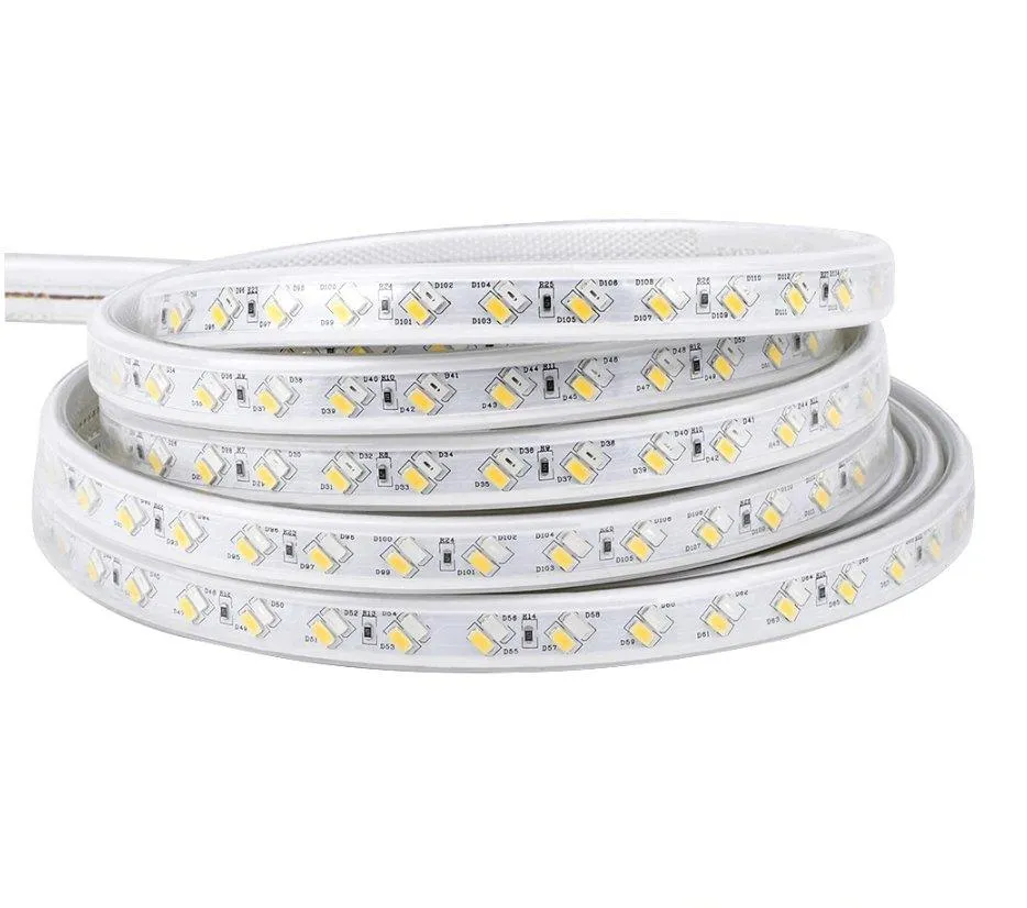 Tricolour LED Strip Light 220V 240V 5730 Warm White, Natural White, Cool White IP65 120LED/m Kit