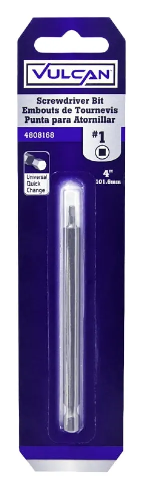 Vulcan 375401OR Screwdriver Bit, S2 Chrome Molybdenum Steel :CD: QUANTITY: 1