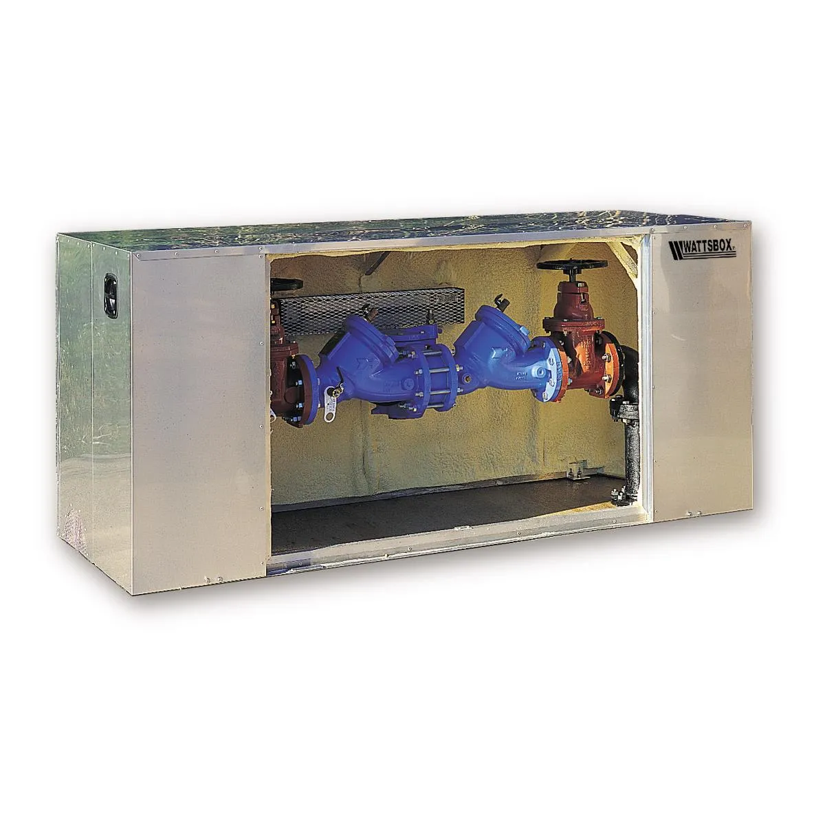 Watts WB-PVB1 18 In X 9 In X 18 In Fiberglass Protective Insulated Pressure Vacuum Breaker Enclosure