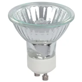 Westinghouse 0473000 50 Watt Halogen MR16 - 3050 Kelvin - Cool White - 330 Lumens - GU10 Base - 120 Volt - Card - 3-Pack