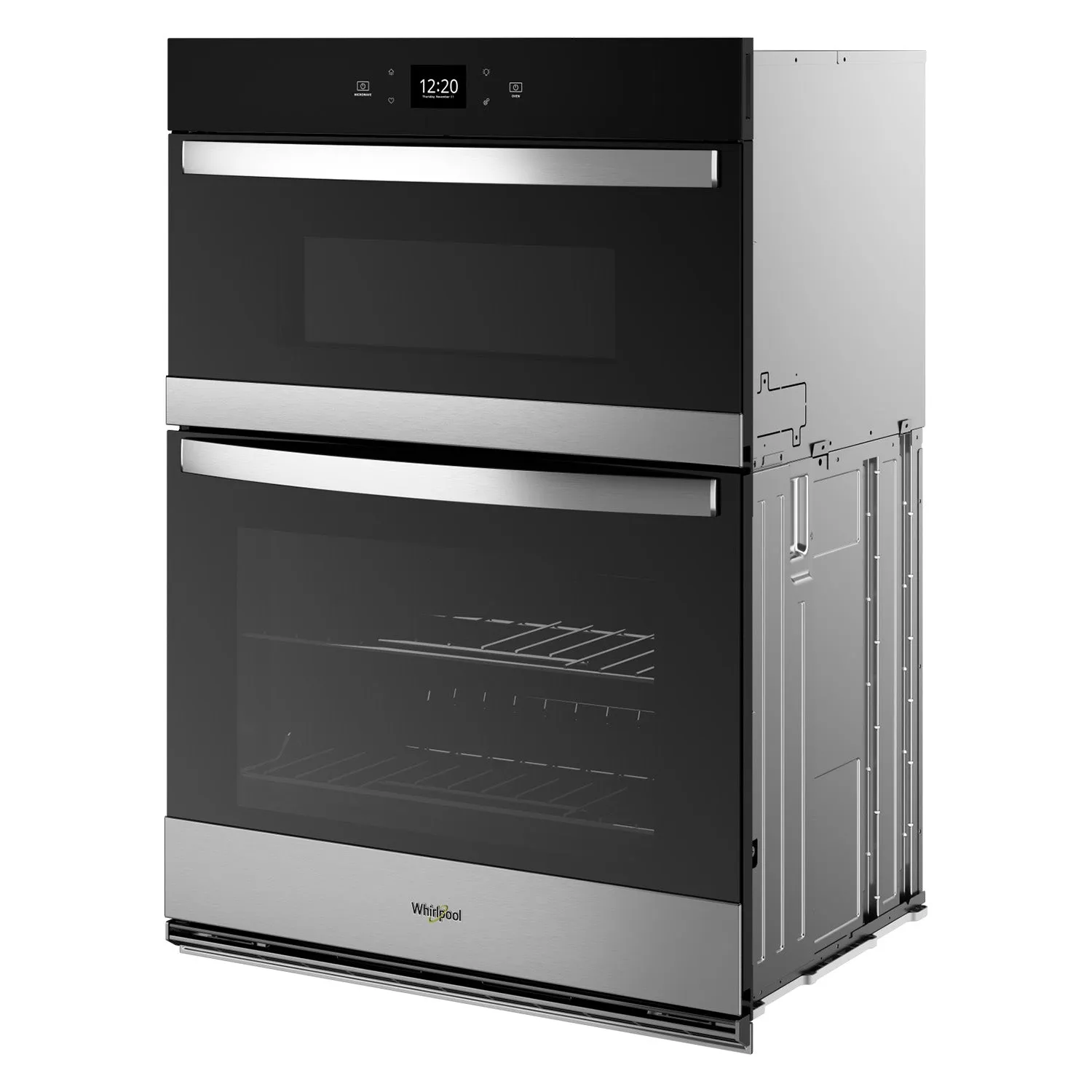 Whirlpool Fingerprint Resistant Stainless Steel Combo Wall Oven (5.70 Cu Ft) - WOEC5027LZ