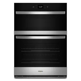 Whirlpool Fingerprint Resistant Stainless Steel Combo Wall Oven (5.70 Cu Ft) - WOEC5027LZ