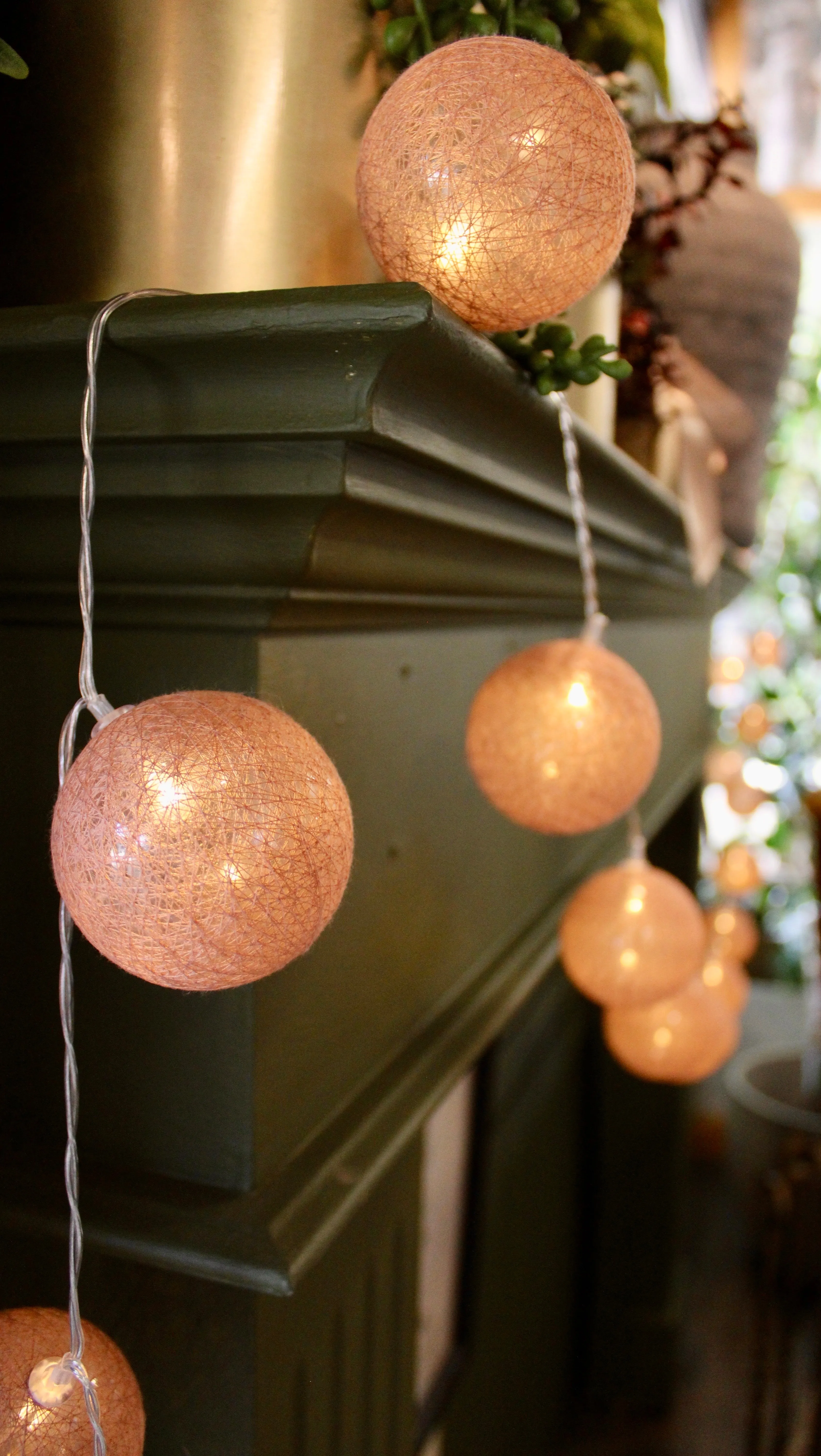 Woven Ball Light Garland