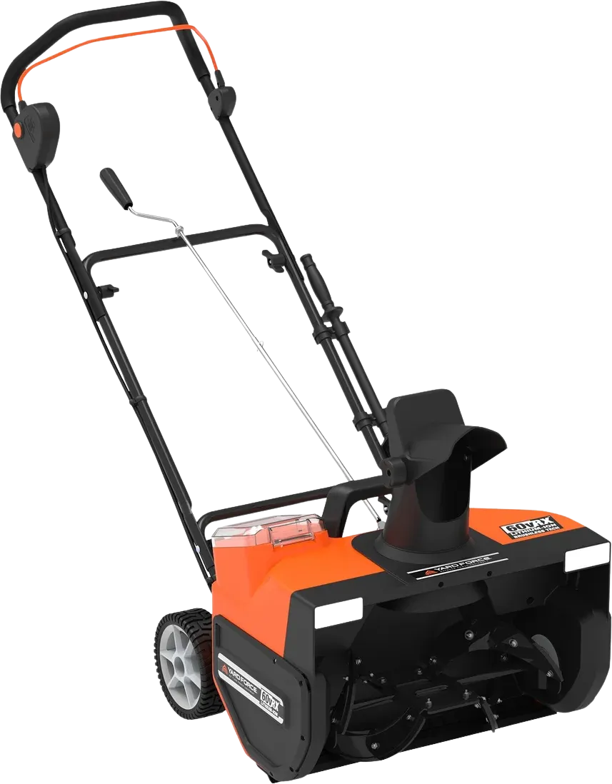 Yard Force YF60VRX Single-Stage Snow Blower 22" w/ Lithium-Ion Battery and Fast Charger 60V New