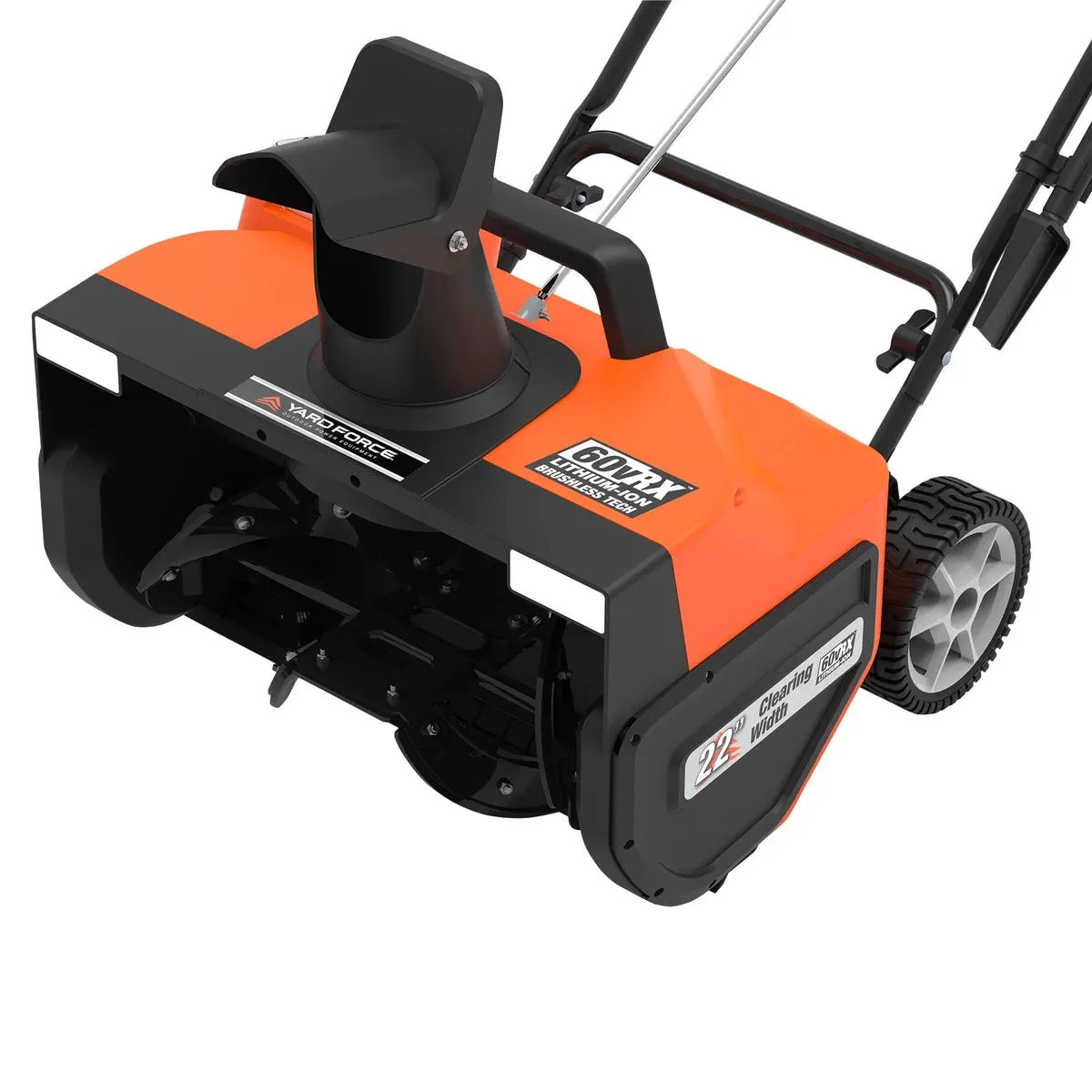 Yard Force YF60VRX Single-Stage Snow Blower 22" w/ Lithium-Ion Battery and Fast Charger 60V New